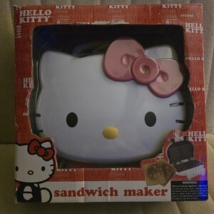 Hello Kitty Panini Sandwich Maker Nonstick Surface Sanrio  KT5245 Intertek
